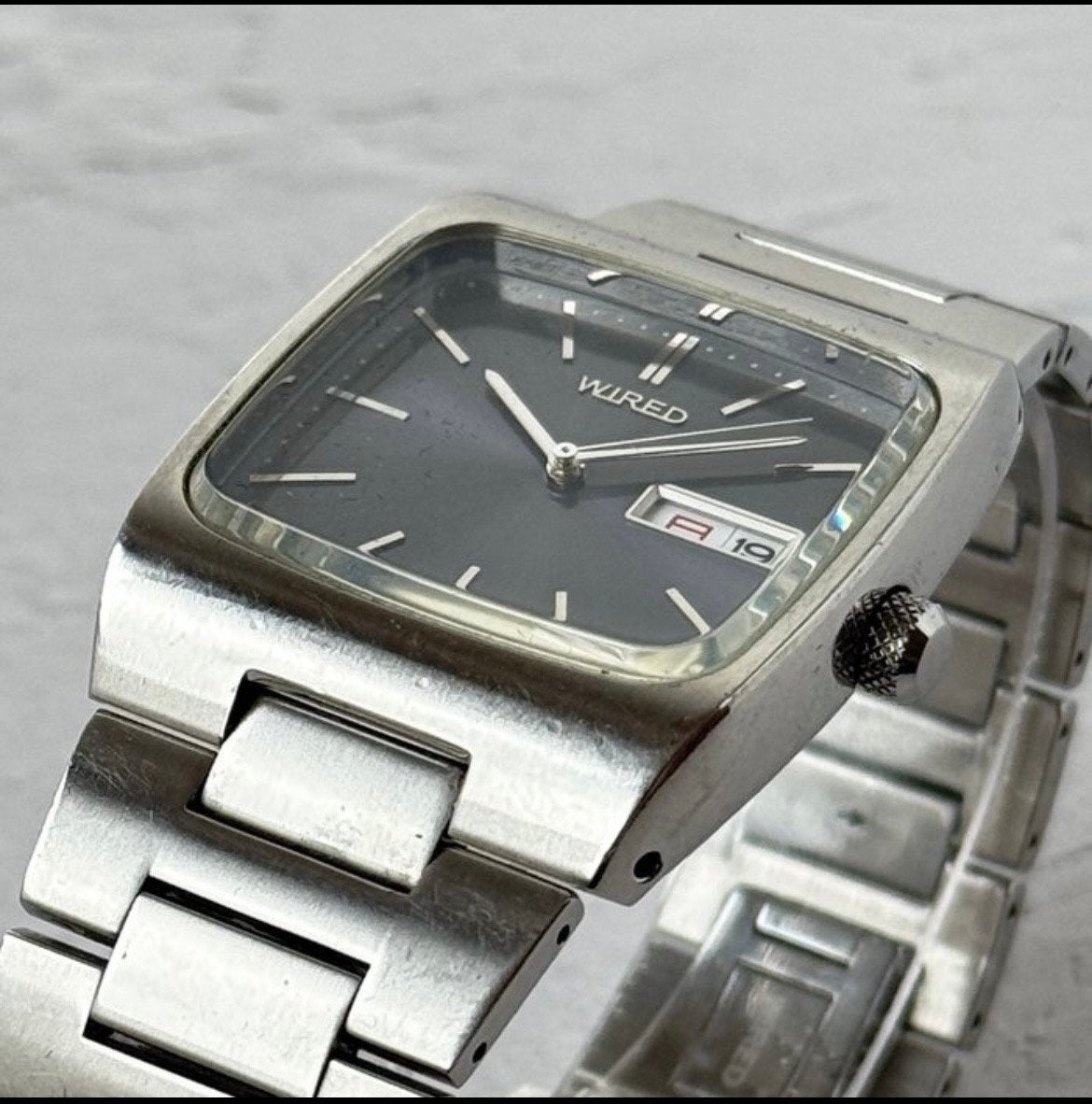 Seiko WIRED AGAT003 7N43-0BG0 Quartz met Doos en papieren, Seiko, Gebruikt, Staal, Polshorloge