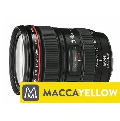 Canon EF 24-105mm f/4 L IS USM met garantie, Canon, Zonnekap, Ophalen of Verzenden, Zo goed als nieuw