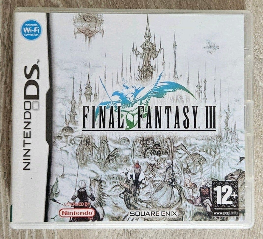 Final Fantasy III (3) zgan, Spelcomputers en Games, Ophalen, 1 speler, Zo goed als nieuw, Role Playing Game (Rpg)