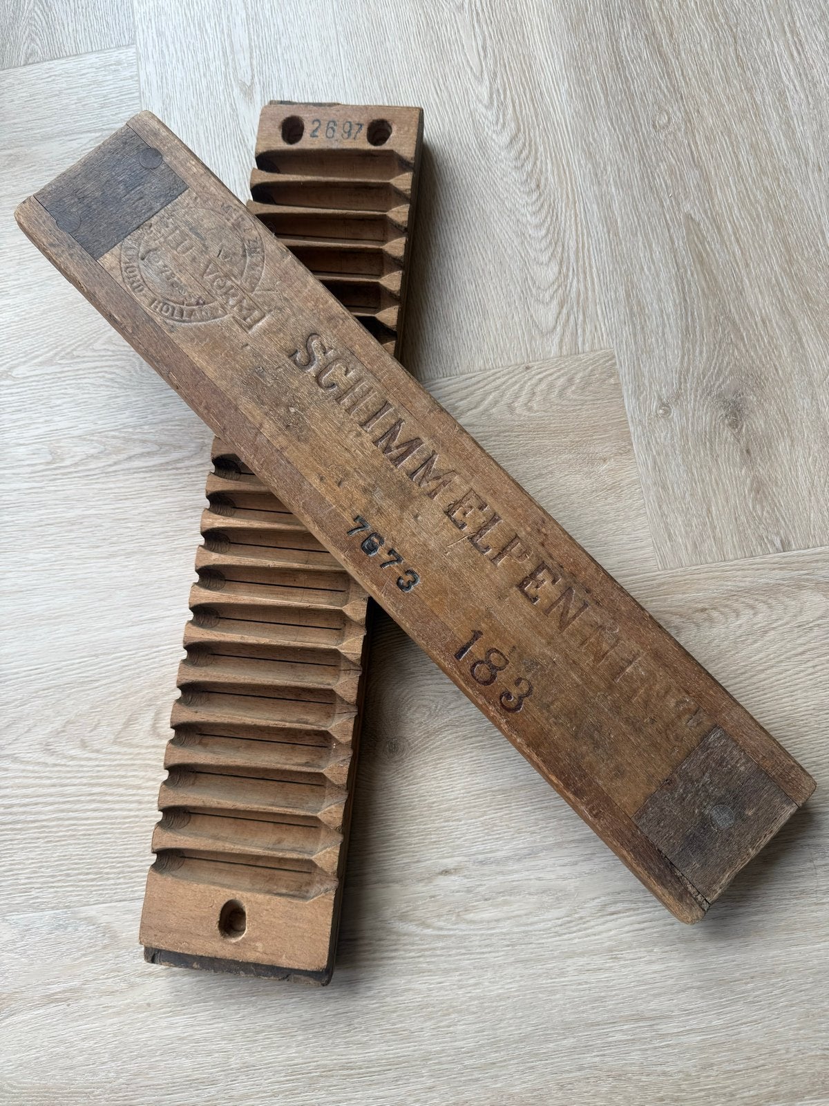 Antieke Schimmelpenninck sigarenmal - Houten sigarenvorm, Ophalen