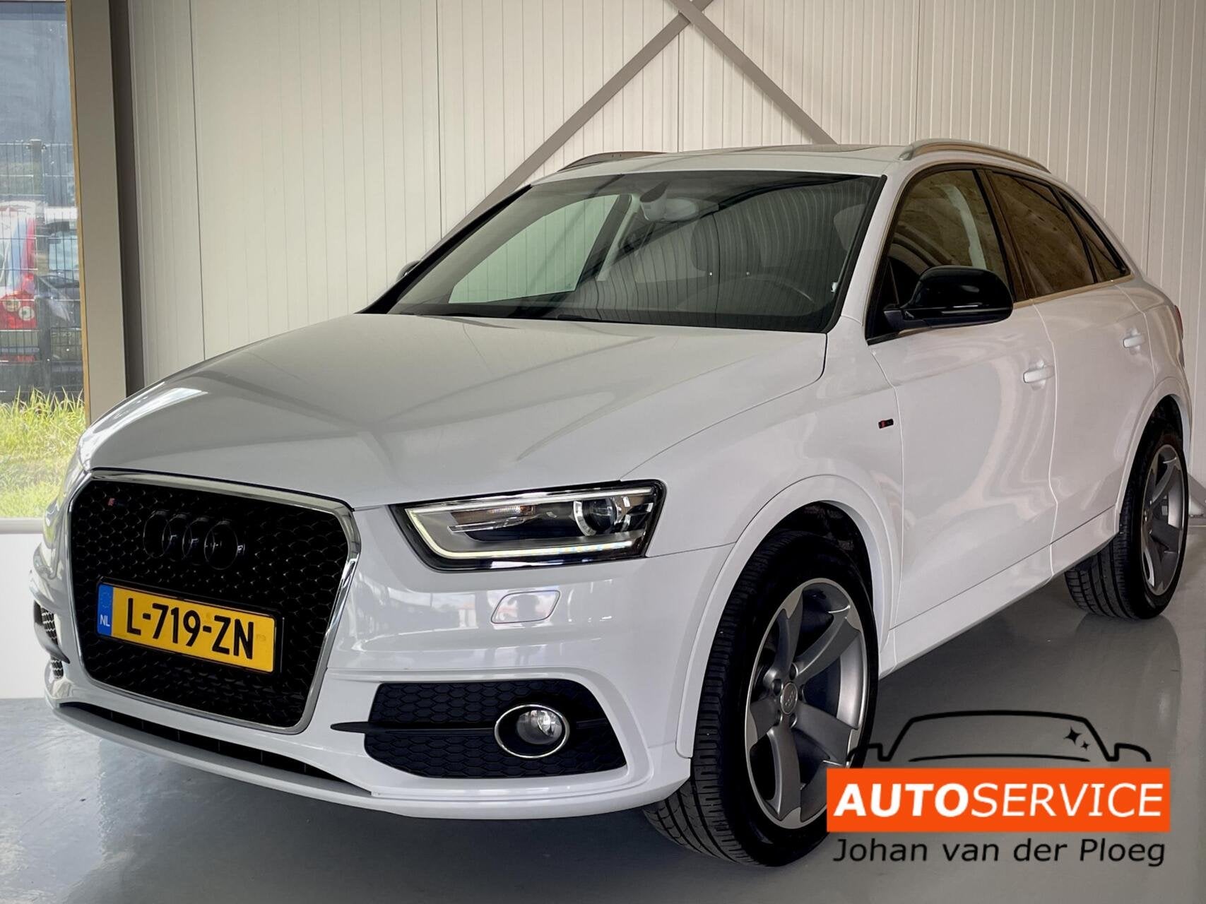 Audi Q3 2.0 TFSI quattro S-Line | Trekhaak Cruise control Cl, Auto's, Audi, Euro 5, 4 cilinders, 1984 cc, Wit