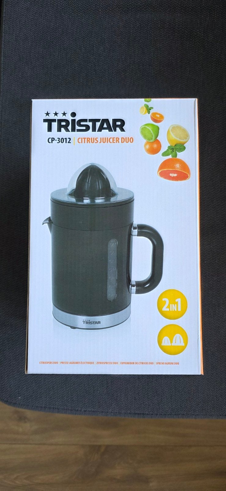 Tristar CP-3012 citruspers, Ophalen of Verzenden, Nieuw, Elektrisch, Citruspers