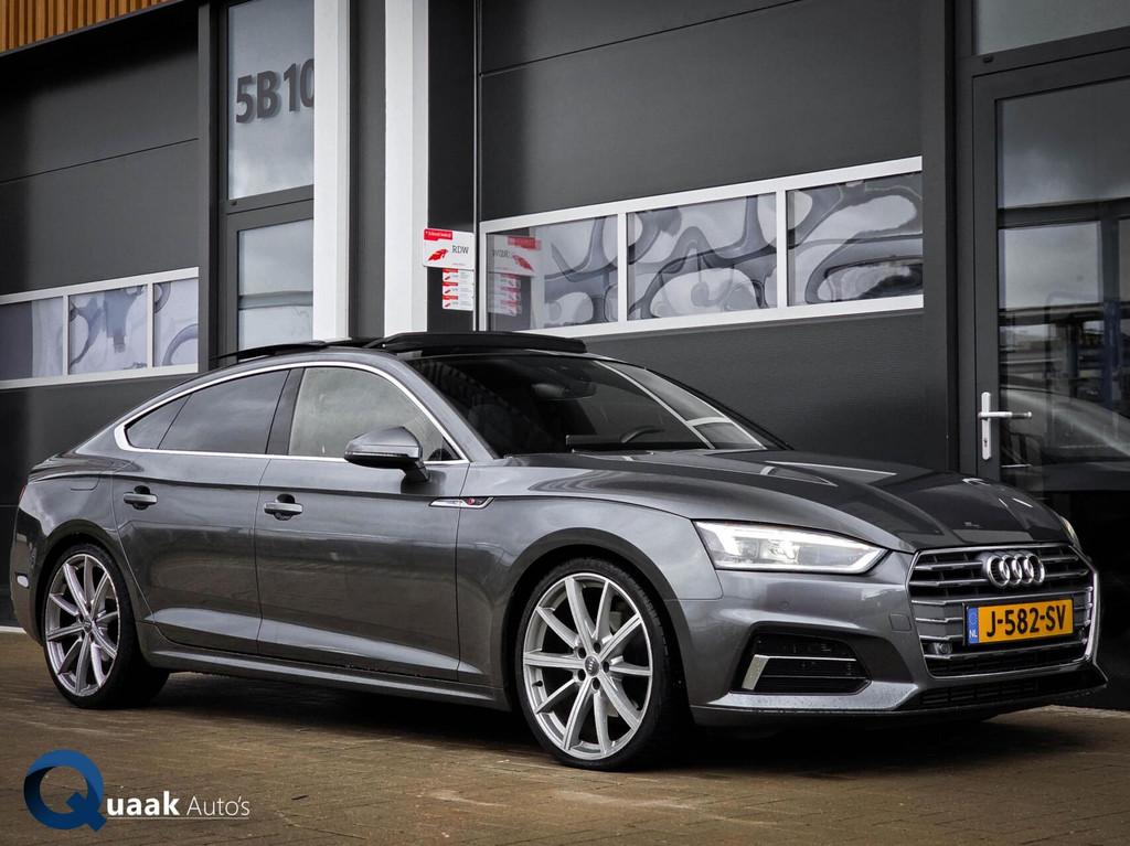 Audi A5 Sportback 40 TFSI 3xS-Line | PANO | SFEER | CARPLAY, Gebruikt, 1984 cc, Leder, Bedrijf