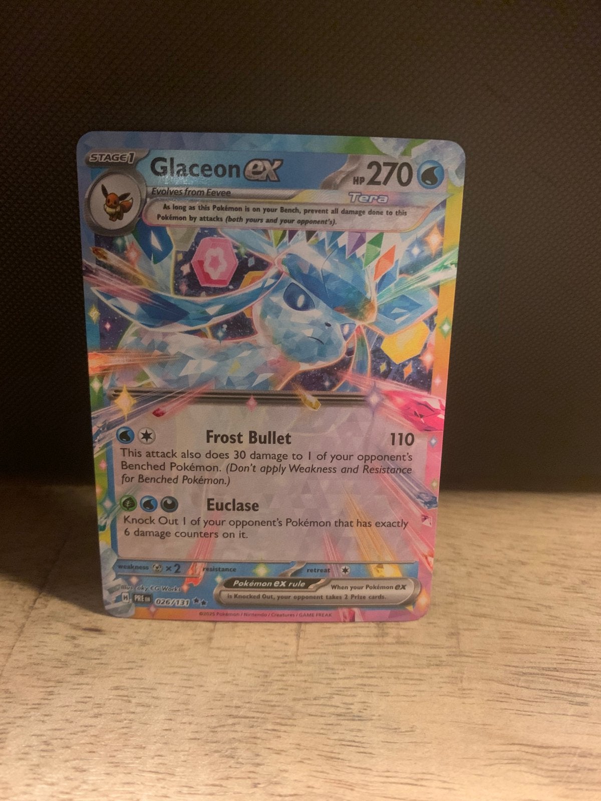 Glaceon ex, Ophalen of Verzenden, Zo goed als nieuw