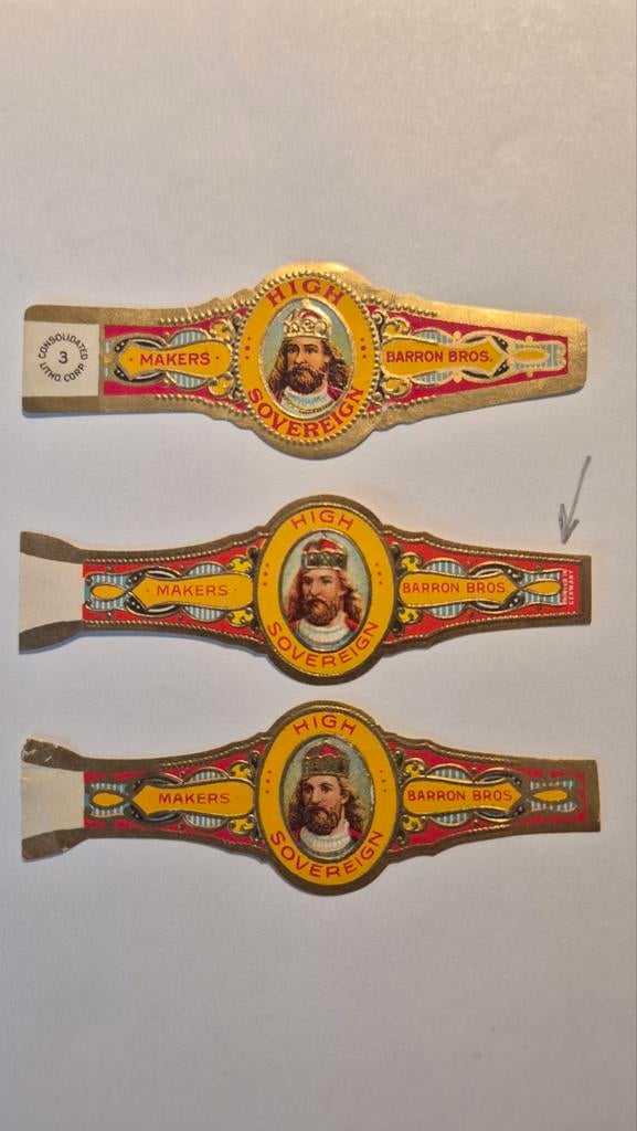 Sigarenbanden, Ophalen, Zo goed als nieuw, Sigarenbandjes