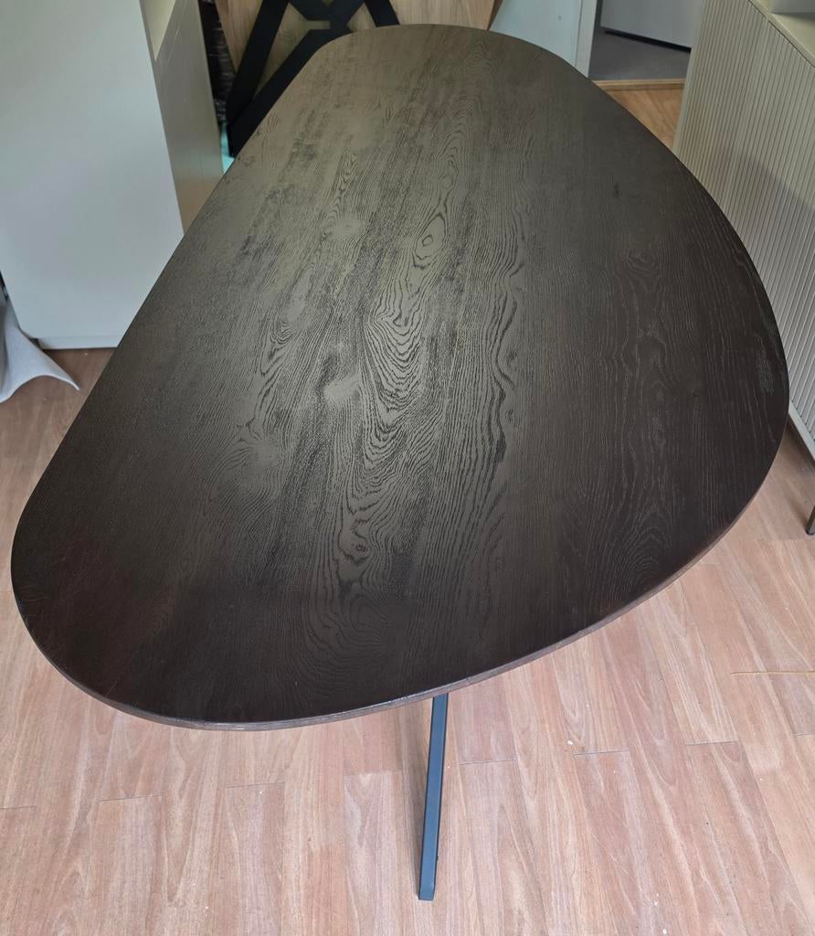 Eiken eettafel Cloud brown 180 cm, Ophalen, Info@meubeloutletmeppel.nl, Eikenhout, 50 tot 100 cm