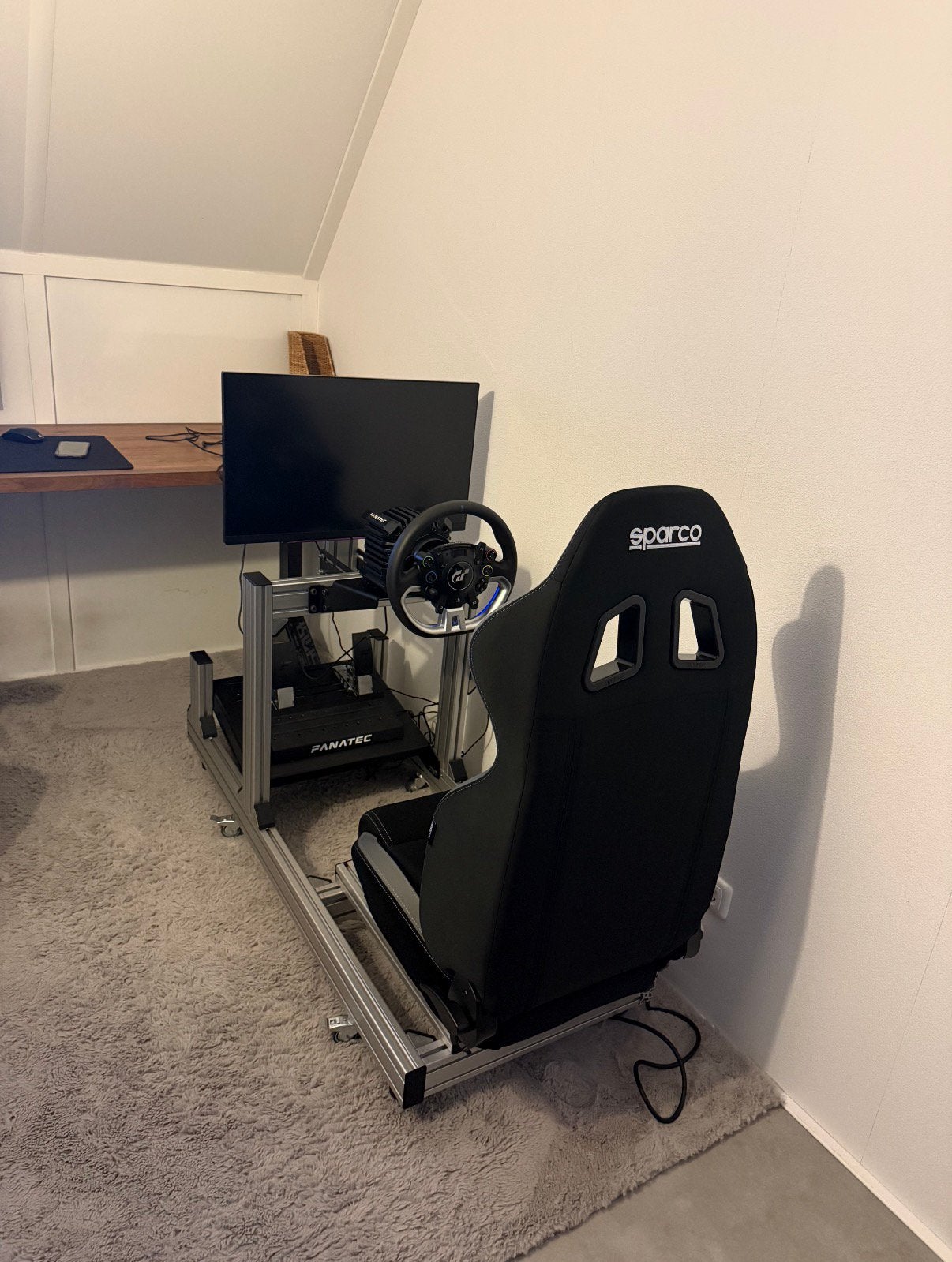 Sim Racing Setup | Fanatec DD Pro + 8Nm | Sparco | Sim-Lab, Spelcomputers en Games, Ophalen, Zo goed als nieuw