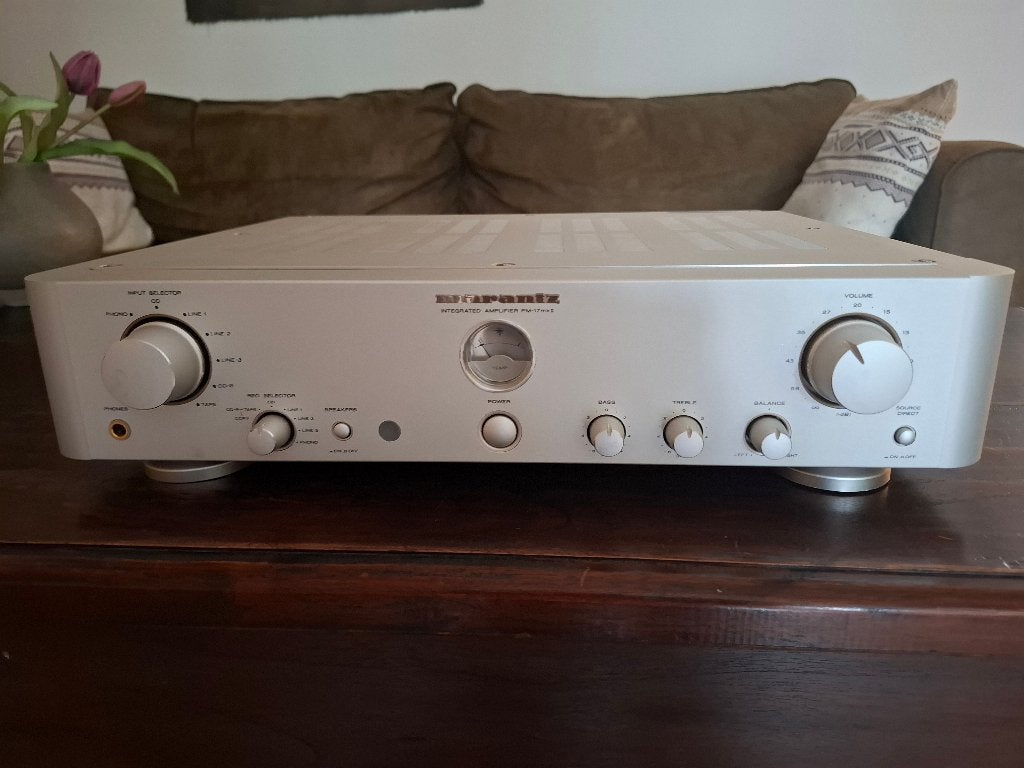 Marantz PM-17 mk II Geïntegreerde Versterker, Zo goed als nieuw, 60 tot 120 watt, Stereo, Ophalen