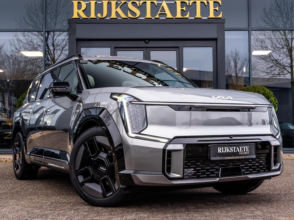 Kia EV9 Launch Edition GT-Line AWD 99.8 kWh|PANO|7P|MERIDIAN, Auto's, Kia, Automaat, Zwart, Vierwielaandrijving, SUV of Terreinwagen