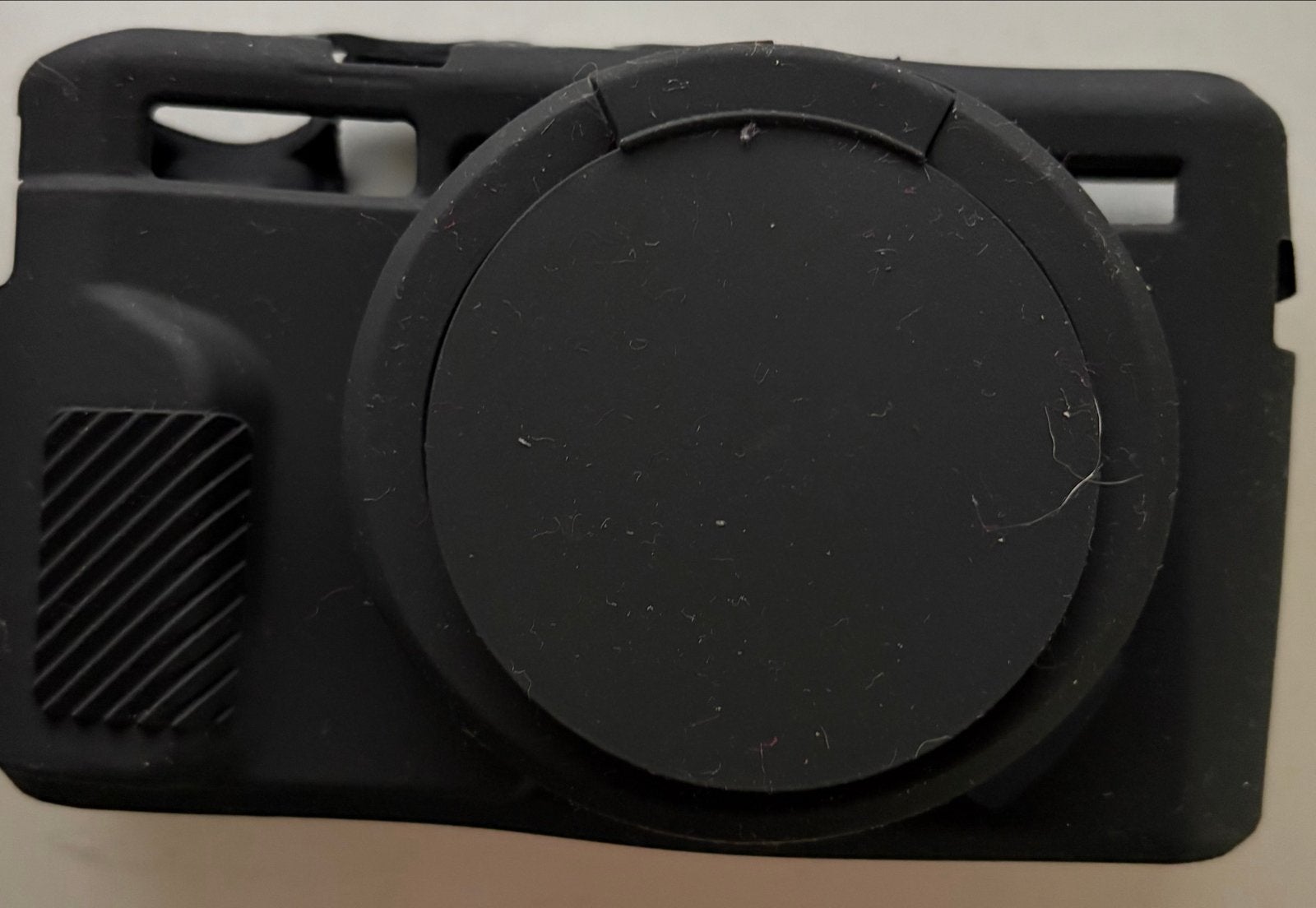 Zwarte siliconen camerahoes voor Canon G7x, Audio, Tv en Foto, Overige merken, Hoes, Gevoerd, Ophalen of Verzenden
