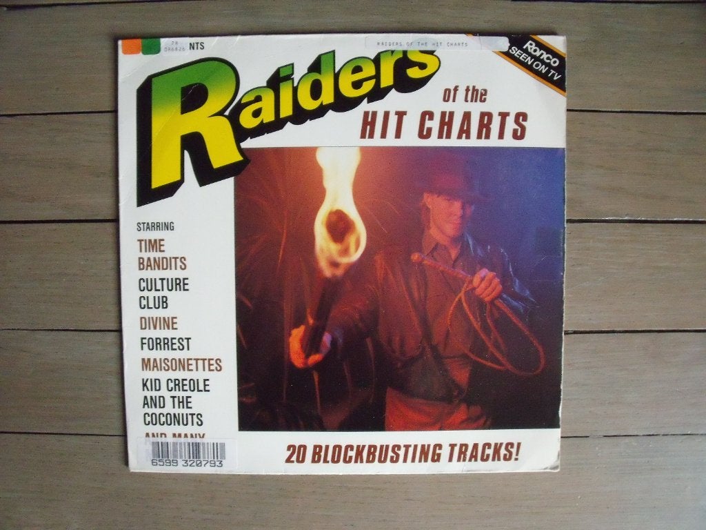Raiders of the Hit Charts - 20 blockbusting tracks, Cd's en Dvd's, Vinyl | Pop, Ophalen of Verzenden, 1980 - 1989, Gebruikt, 12 inch