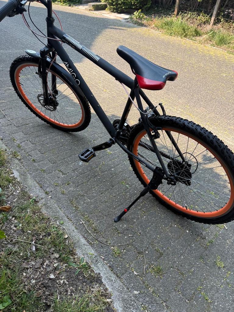 Amigo Mountainbike 26 inch - Zwart/Oranje, Overige merken, Gebruikt, Hardtail, Heren