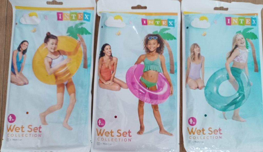 Intex zwemband transparant 76cm Zwembanden 9 st. zijn nieuw, Ophalen of Verzenden, Nieuw