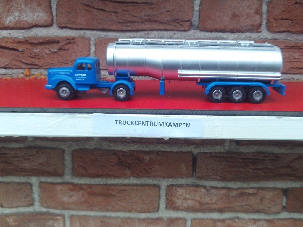 Tekno  Scania - Vabis  76  van  Jawico - Pijnacker., Hobby en Vrije tijd, Modelauto's | 1:50, Zo goed als nieuw, Bus of Vrachtwagen