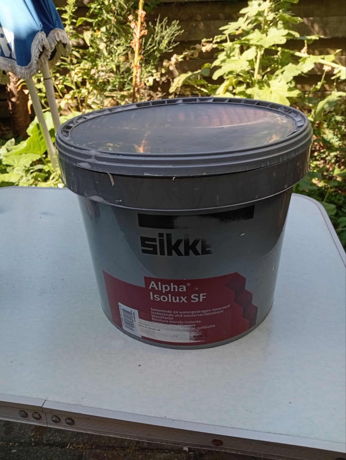 Sikkens AlphaluxSF isolerende muurverf voor roetaanslag etc, Ophalen, 5 tot 10 liter, Beige, Verf