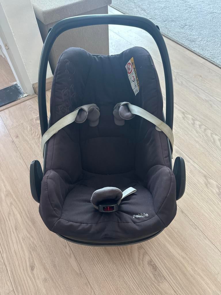 Maxi Cosi Pebble met zitverkleiner, 0 t/m 13 kg, Maxi-Cosi, Gebruikt, Autogordel