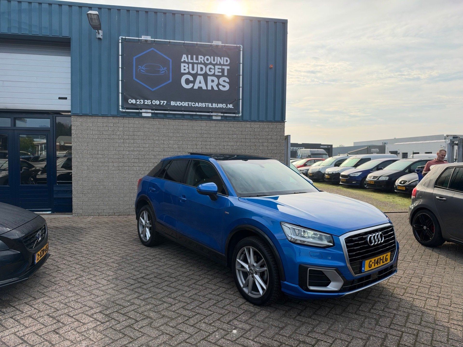 Audi Q2 35 TFSI CoD Sport Edition #2, Auto's, 4 cilinders, 150 pk, Blauw, Bedrijf