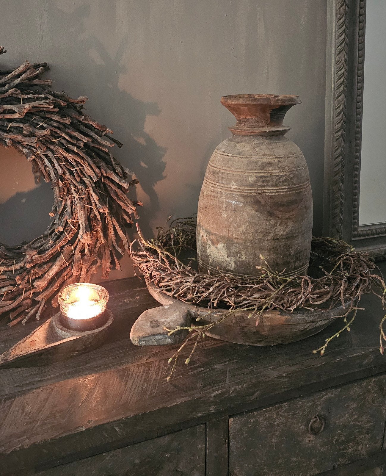 Nepalese pot, Ophalen of Verzenden, Nieuw, Hout