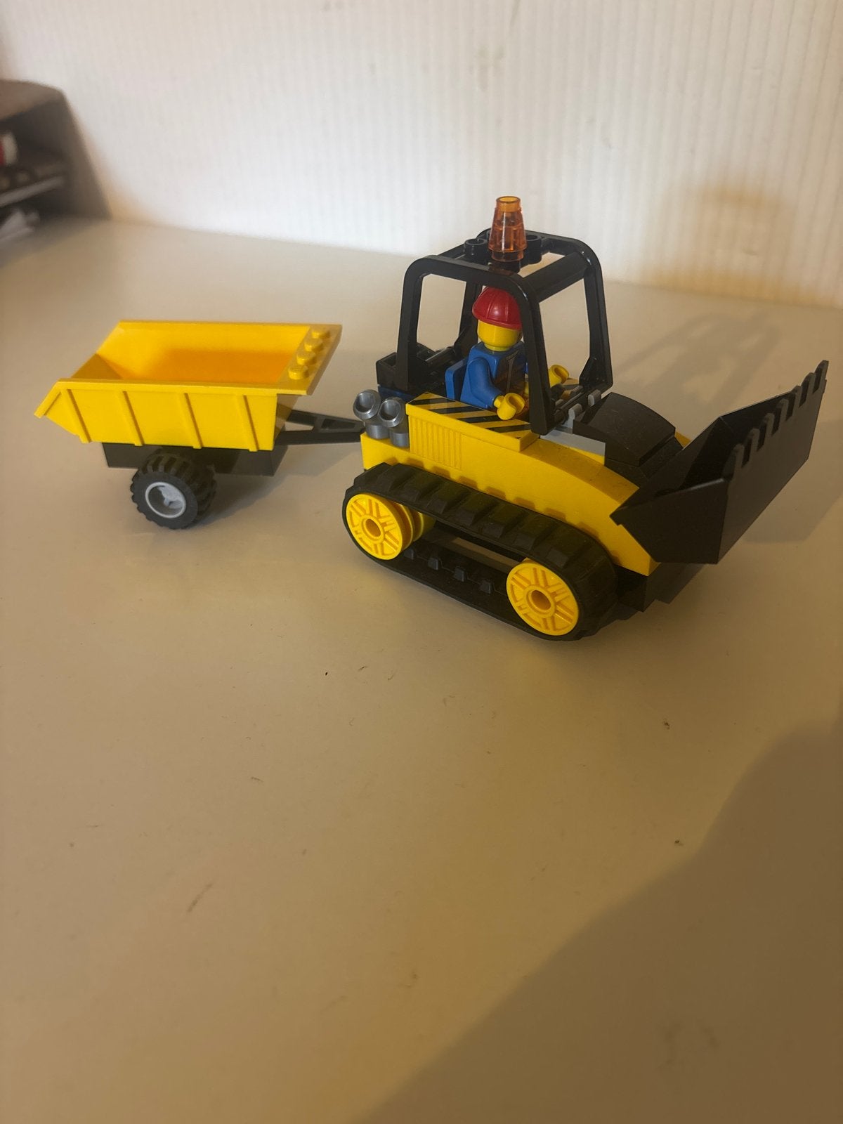 Lego City Graafmachine met aanhanger en minifiguur, Inclusief minifiguren, Lego, Ophalen of Verzenden, Complete set
