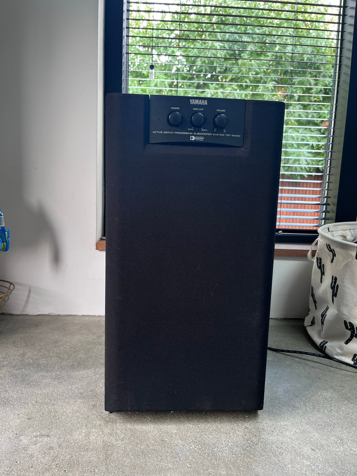 Yamaha YST-SW80 Subwoofer - Krachtige Bas voor Thuisbioscoop, Ophalen, Gebruikt, Subwoofer, Yamaha