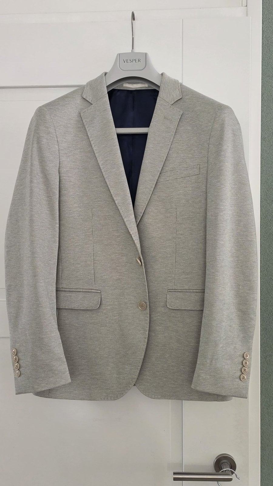Heren pak, Kleding | Heren, Kostuums en Colberts, Ophalen, Zo goed als nieuw, Maat 48/50 (M), Groen