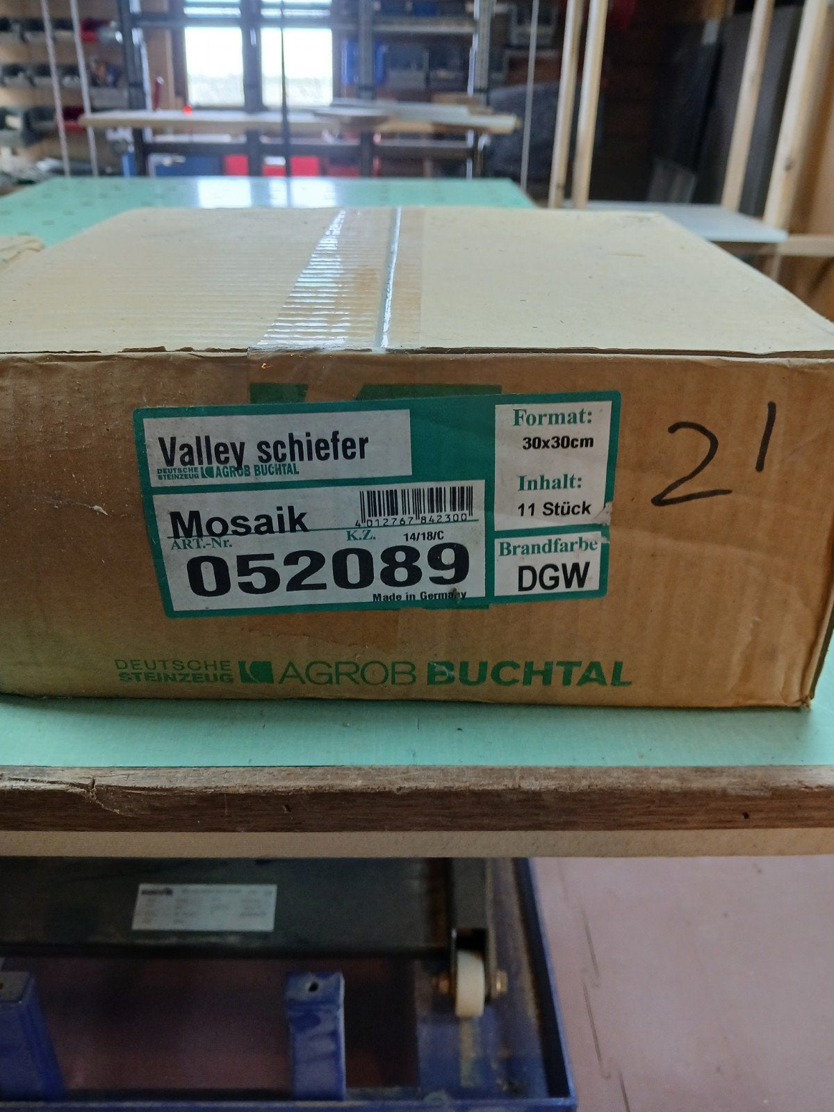 6m2 Mozaïek tegels 30x30cm - Valley Schiefer, Ophalen, Overige materialen, Nieuw, 5 tot 10 m²