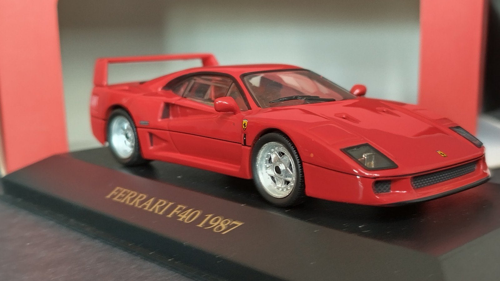 Ferrari F40 1987 1:43 Ixo Ferrari Collection Pol, Hobby en Vrije tijd, Modelauto's | 1:43, Overige merken, Auto, Verzenden, .