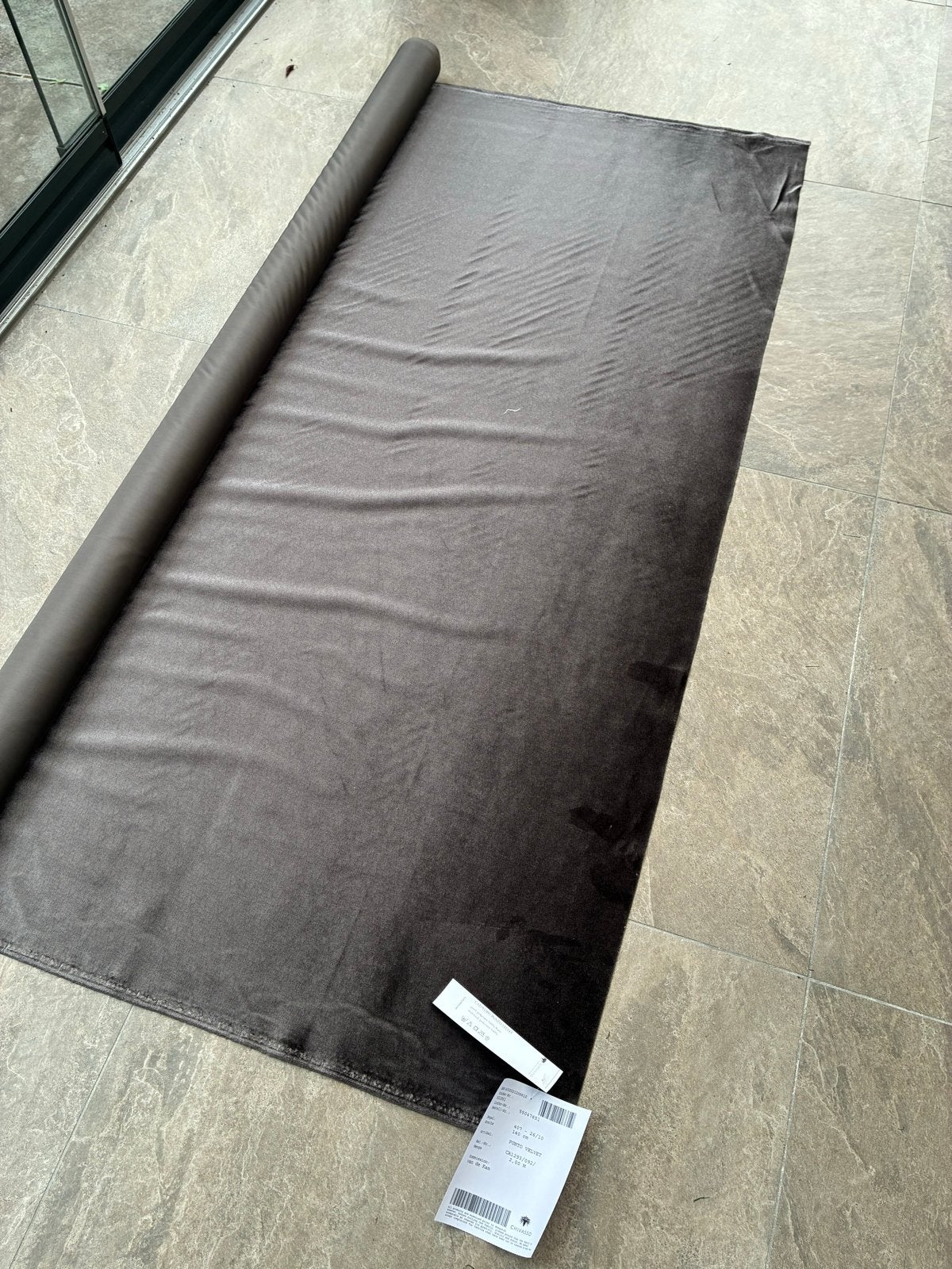 Nieuwe Chivasso Punto Velvet velours meubelstof – 2x1,40 m, 120 cm of meer, Nieuw, Ophalen of Verzenden, Polyester