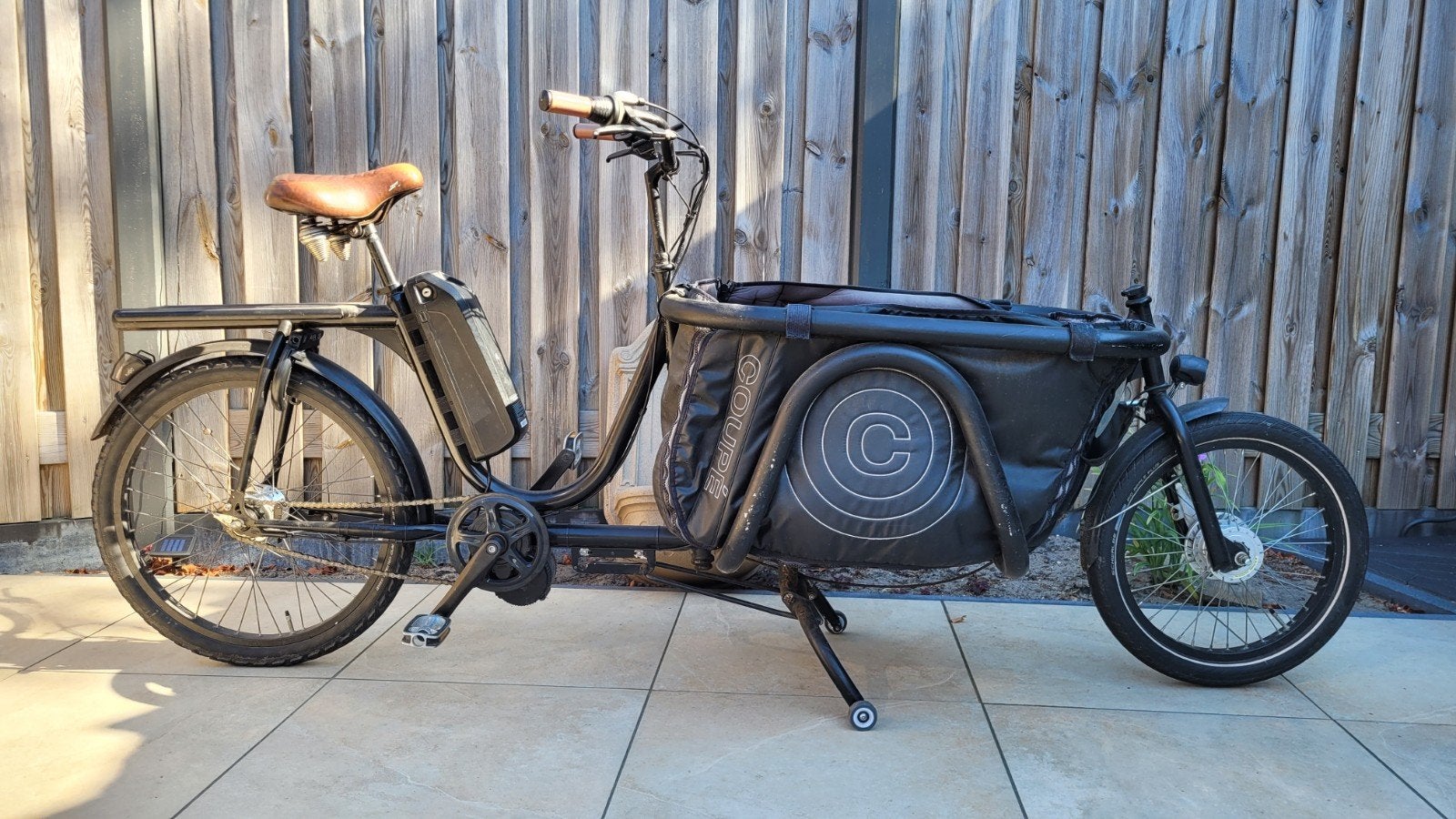 Johnny loco elektrische bakfiets compleet!, Fietsen en Brommers, Ophalen, Gebruikt, 2 kinderen, Trommelrem