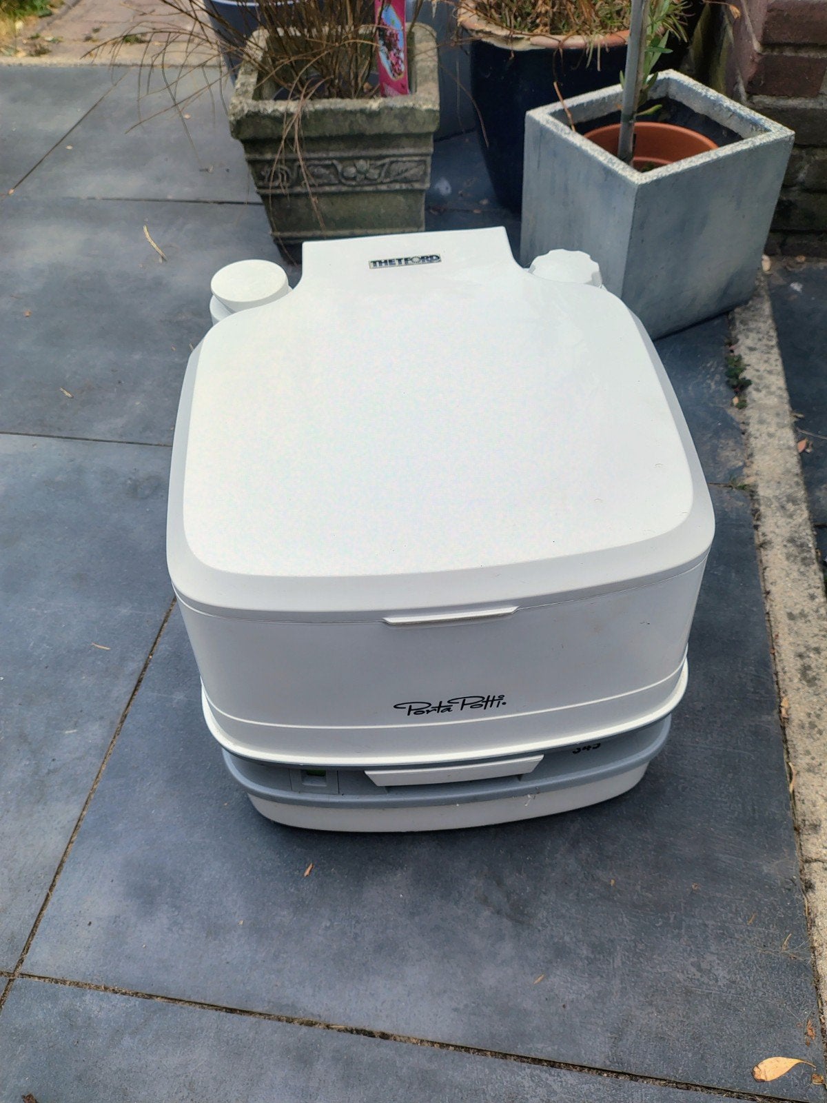 Thetford Porta Potti 345 draagbaar toilet, Caravans en Kamperen, Ophalen, Gebruikt