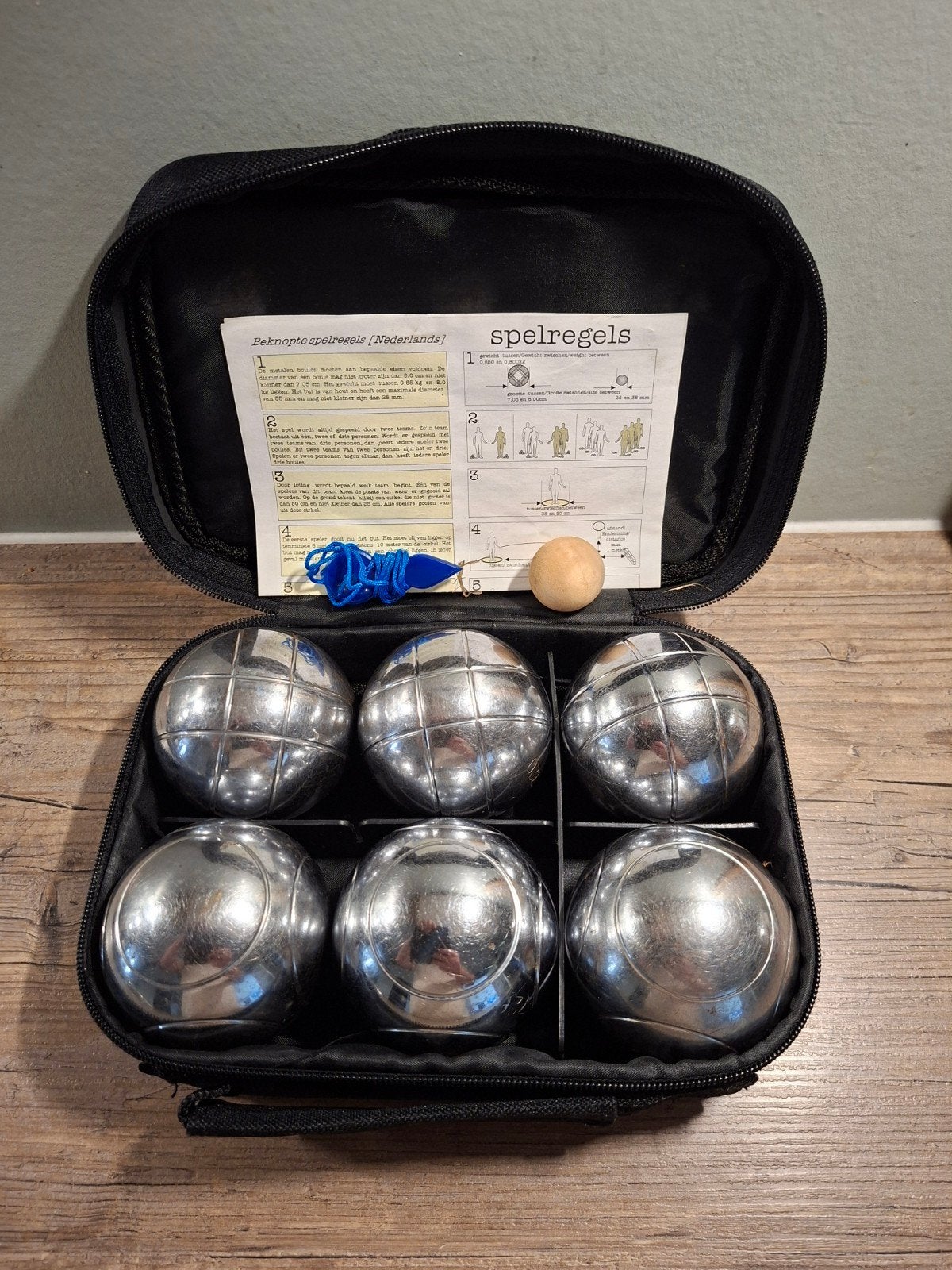 jeu de boules ballen, Ophalen of Verzenden, Gebruikt