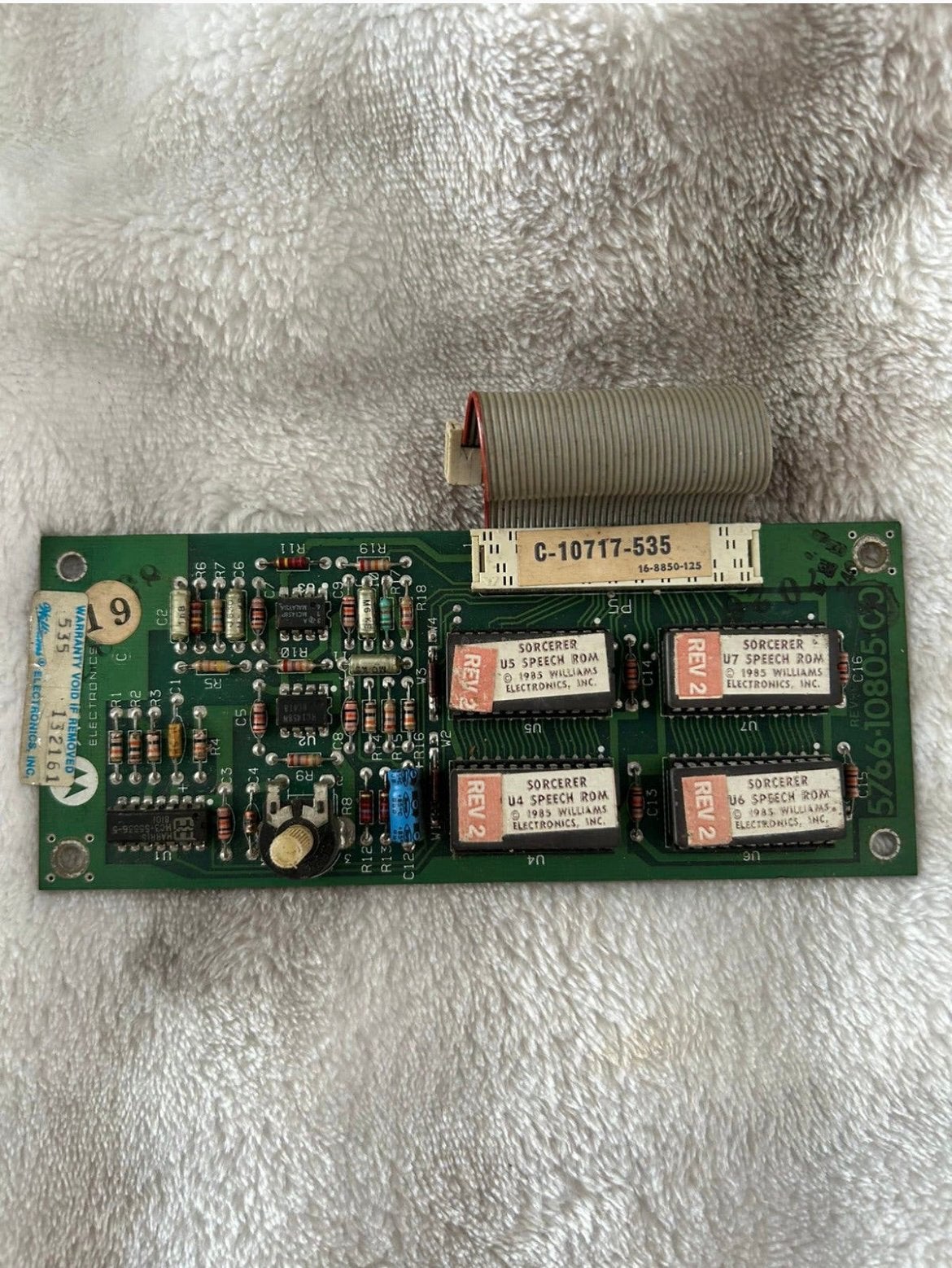 Williams 5766-10805-00 geluid board. Flipperkast getest ✅, Verzamelen, Automaten | Flipperkasten, Ophalen of Verzenden, Gebruikt