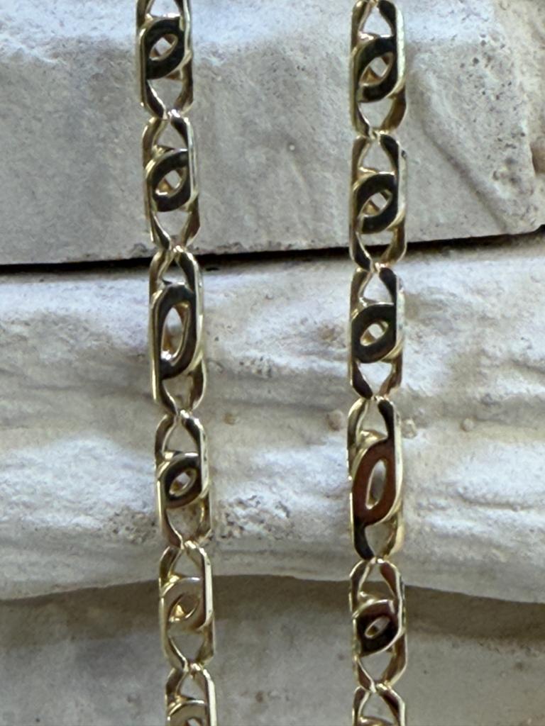 Gouden ketting - Ankerschakel - 14 Karaat, Www.bredajuwelier.nl, Nieuw, Ophalen of Verzenden, Www.bredajuwelier.nl