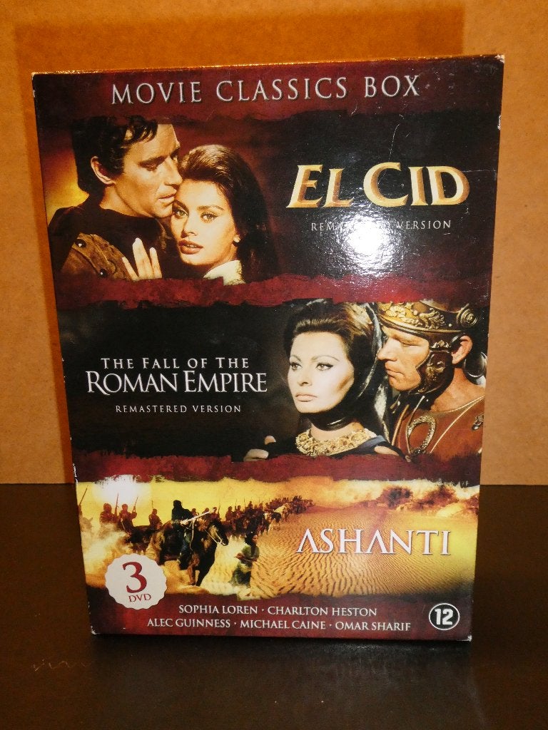 dvd-box MOVIE-CLASSICS-BOX / nieuwstaat / € 15, Vanaf 12 jaar, Ophalen of Verzenden, Zo goed als nieuw