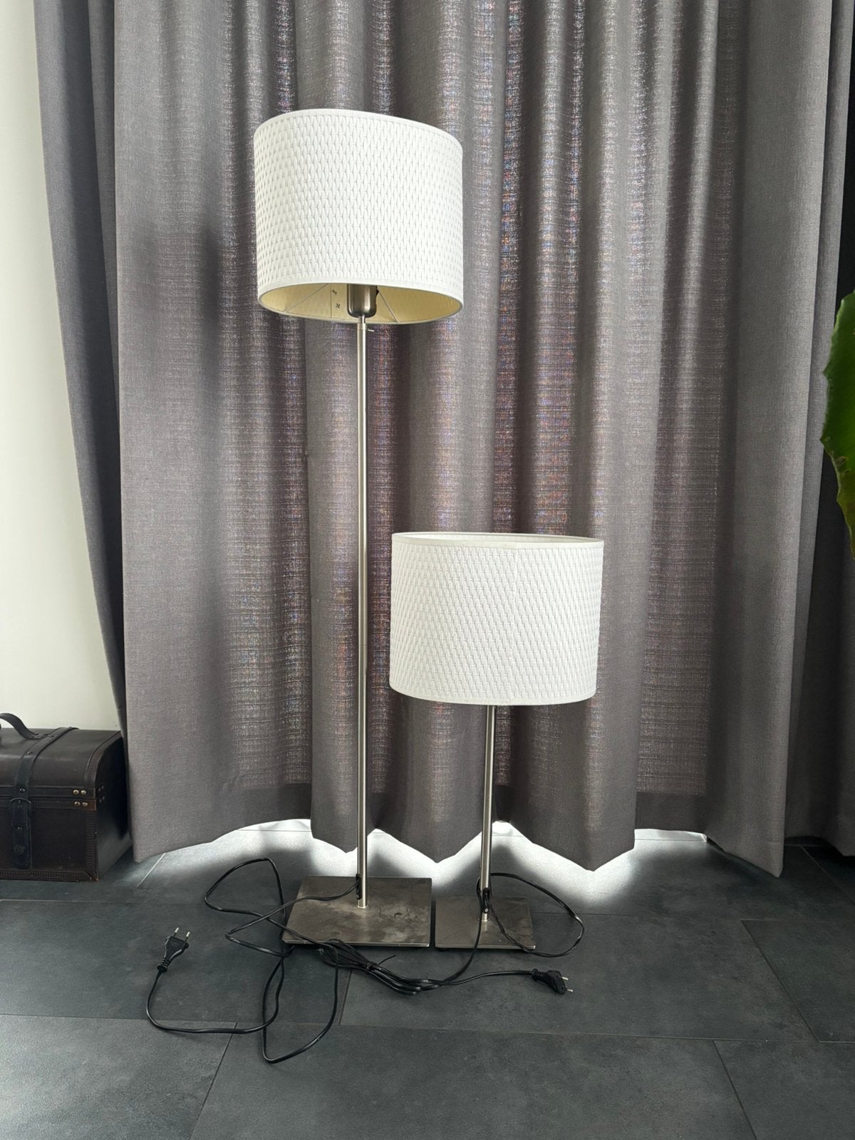 Ikea staande (bureau) lamp, Ophalen, Zo goed als nieuw, Kunststof, 100 tot 150 cm