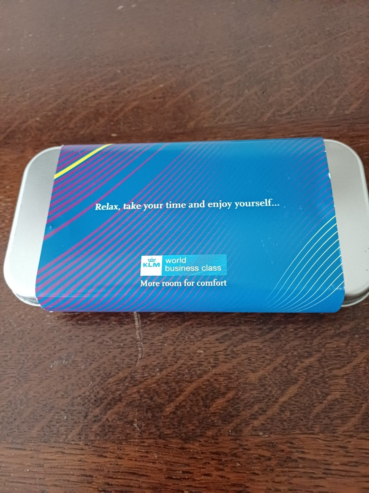 KLM doosje met Inhoud, Ophalen of Verzenden, Zo goed als nieuw