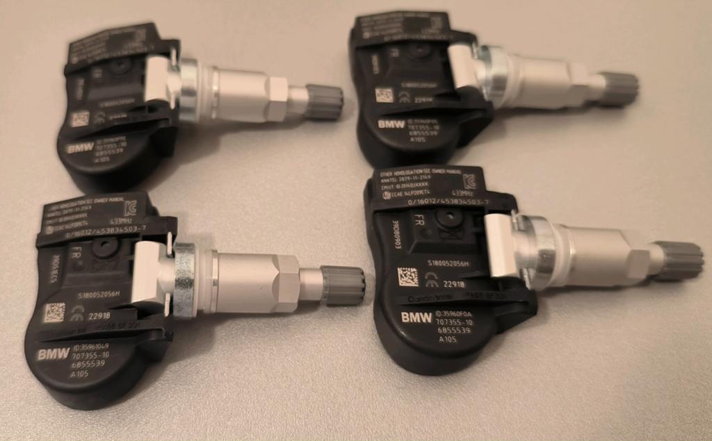 BMW Tpms / bandenspanning sensoren / nieuw Set van 4, Auto-onderdelen, Ophalen of Verzenden, Nieuw, Mini