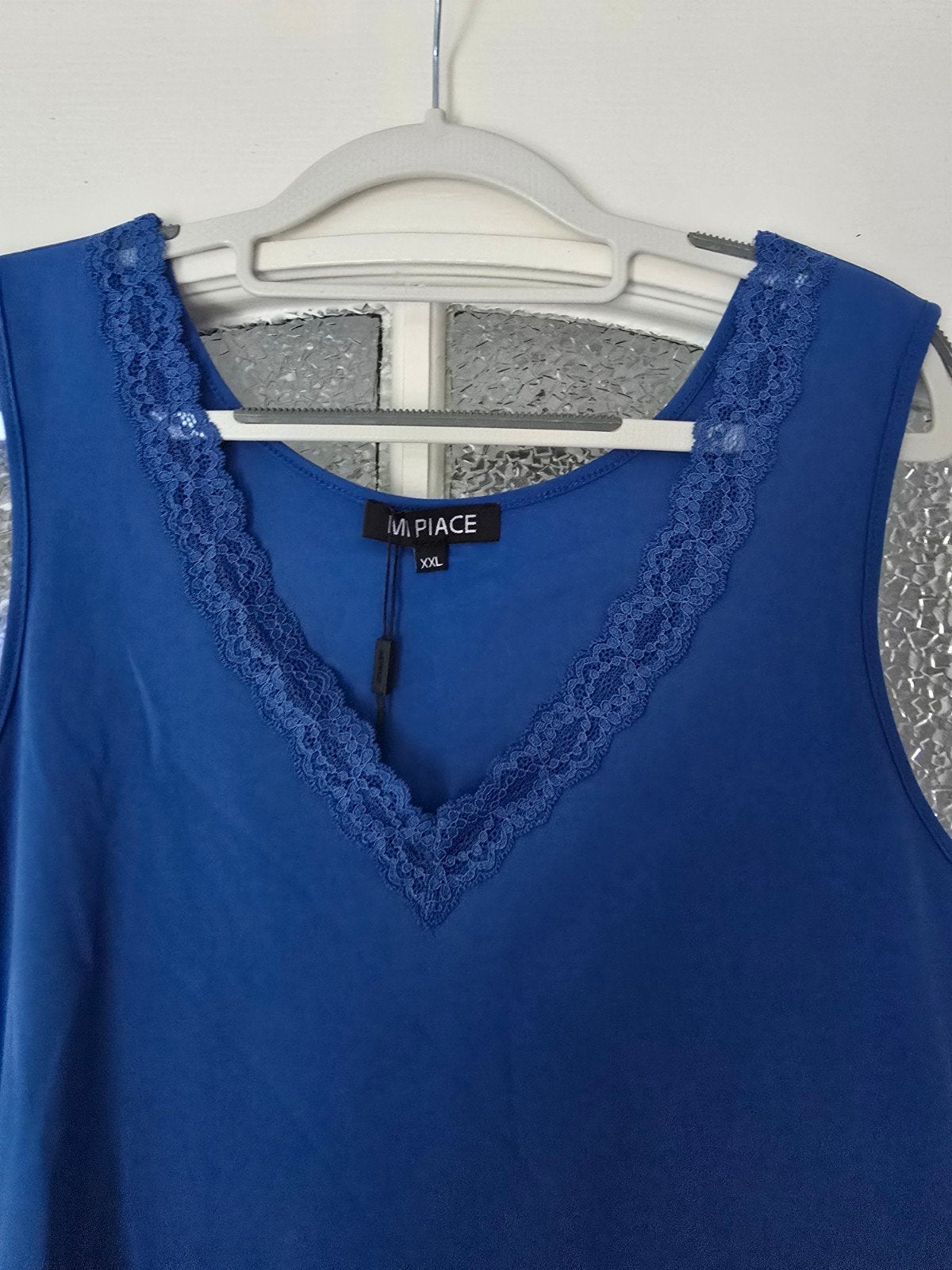 nieuw mi piace top royal blue xxl kant, Blauw, Maat 46/48 (XL) of groter, Nieuw, Ophalen of Verzenden
