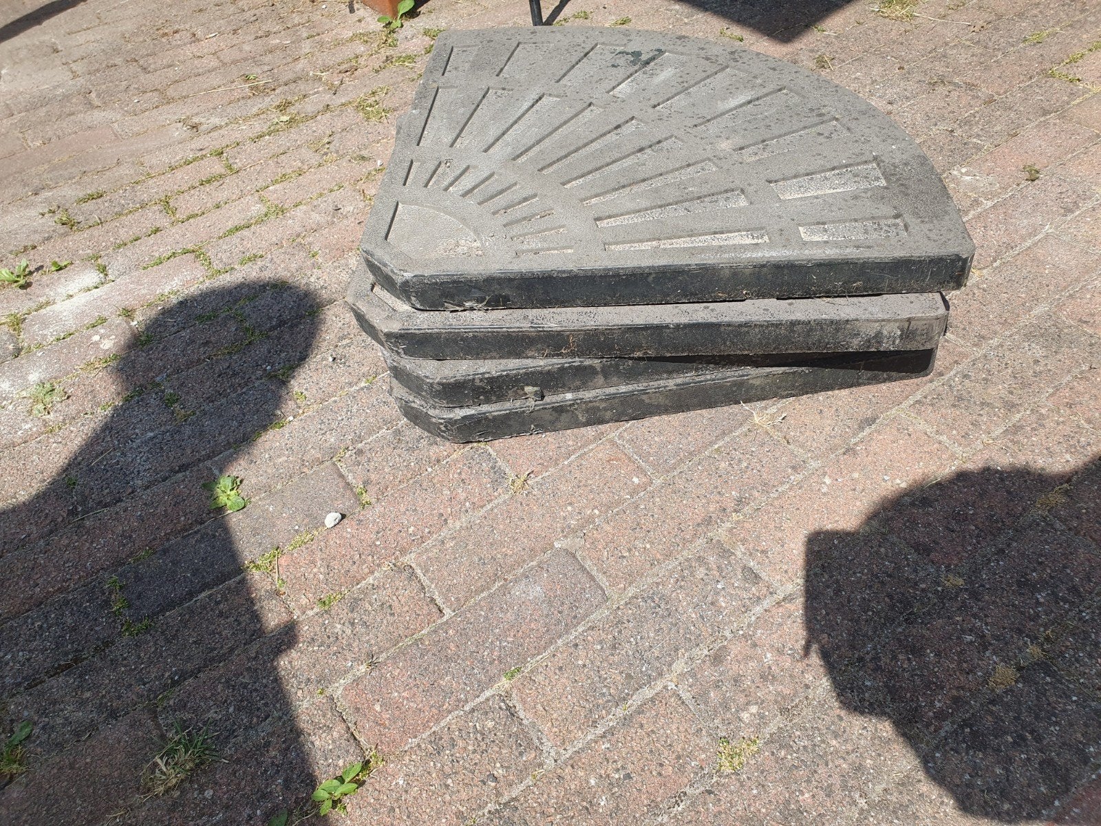 Parasolvoeten (4 stuks), Ophalen