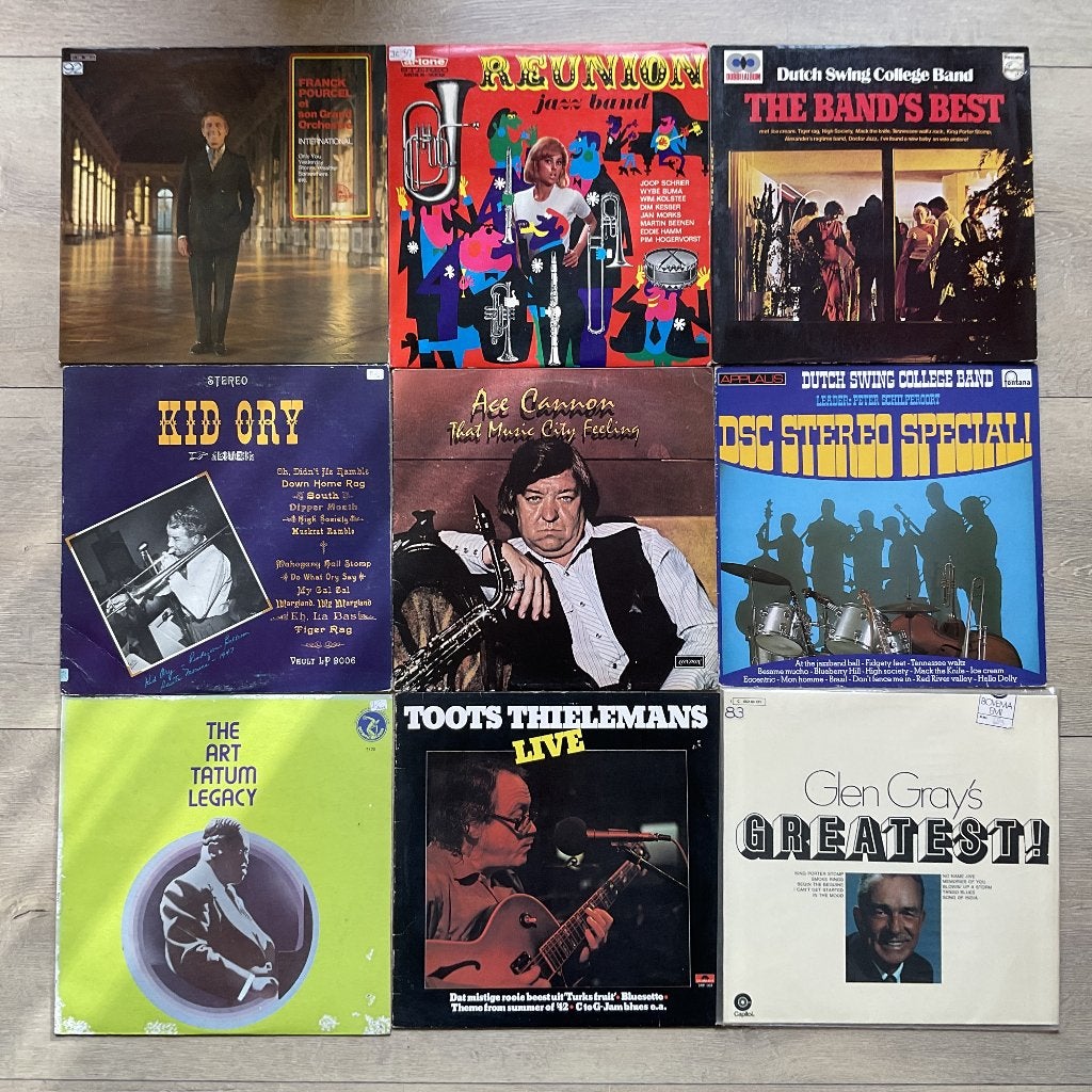 54 Jazz Lp's, Ophalen, LP, Gebruikt, 12 inch