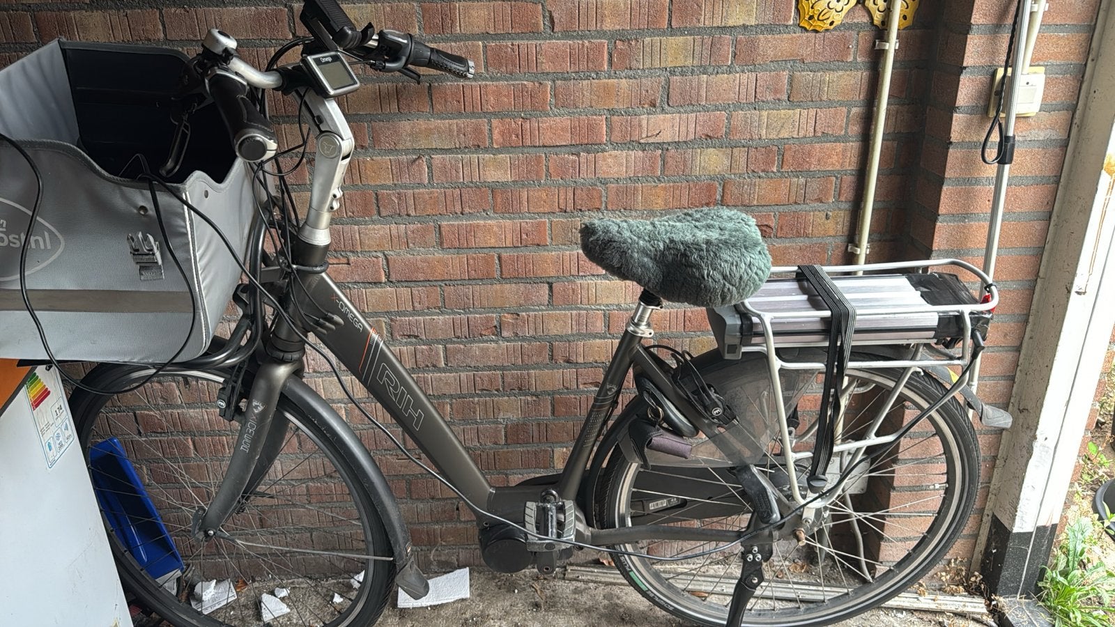 Elektrische fiets zonder bak en rekje, Gebruikt, 51 tot 55 cm, 50 km per accu of meer, Ophalen