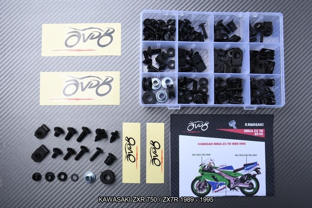 Kuip bouten set voor KAWASAKI ZXR 750 ZX7R 1989 1995, Motoren, Verzenden, Nieuw