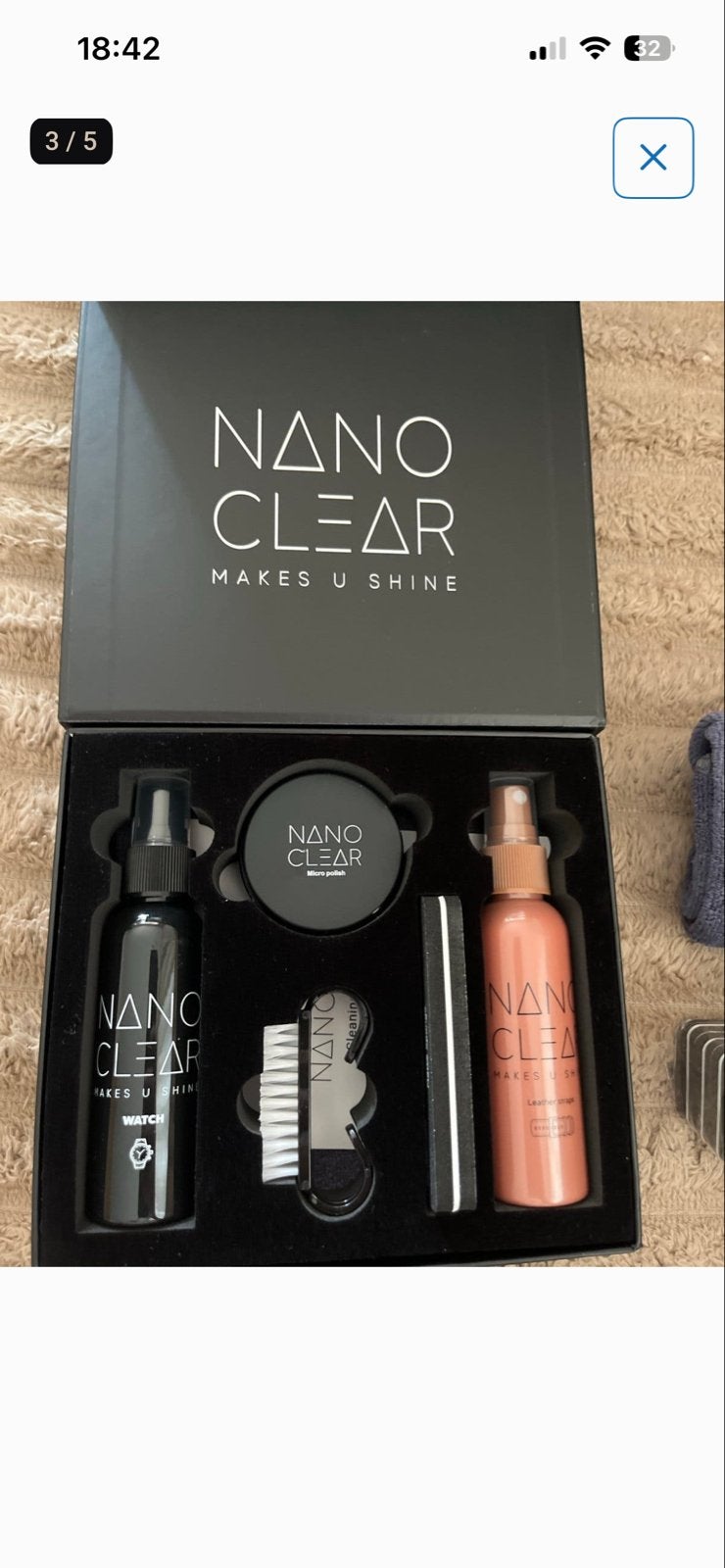 Horloge Schoonmaakset nano clear - Maakt je horloge weer als, Ophalen of Verzenden