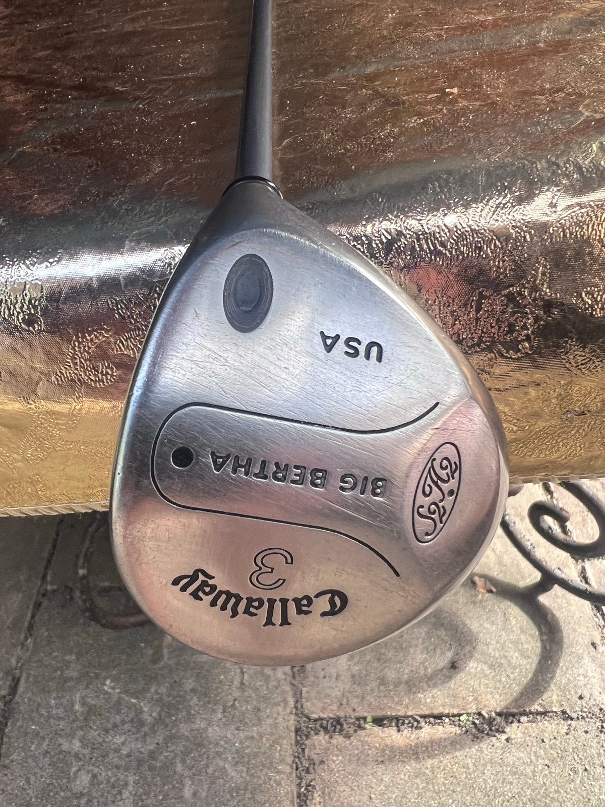 Callaway Big Bertha 3-wood graphite heren rechts (USA), Ophalen of Verzenden, Gebruikt, Club, Callaway
