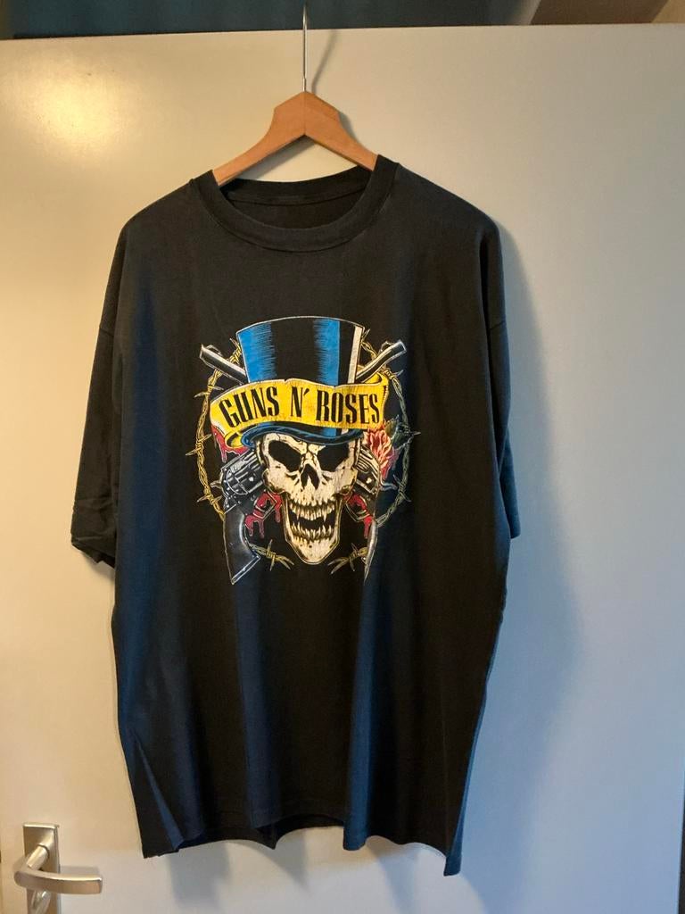 Vintage Guns N' Roses T-shirt XL 1991 - Kuip Rotterdam, Kleding | Heren, T-shirts, Ophalen, Zo goed als nieuw, Maat 56/58 (XL)