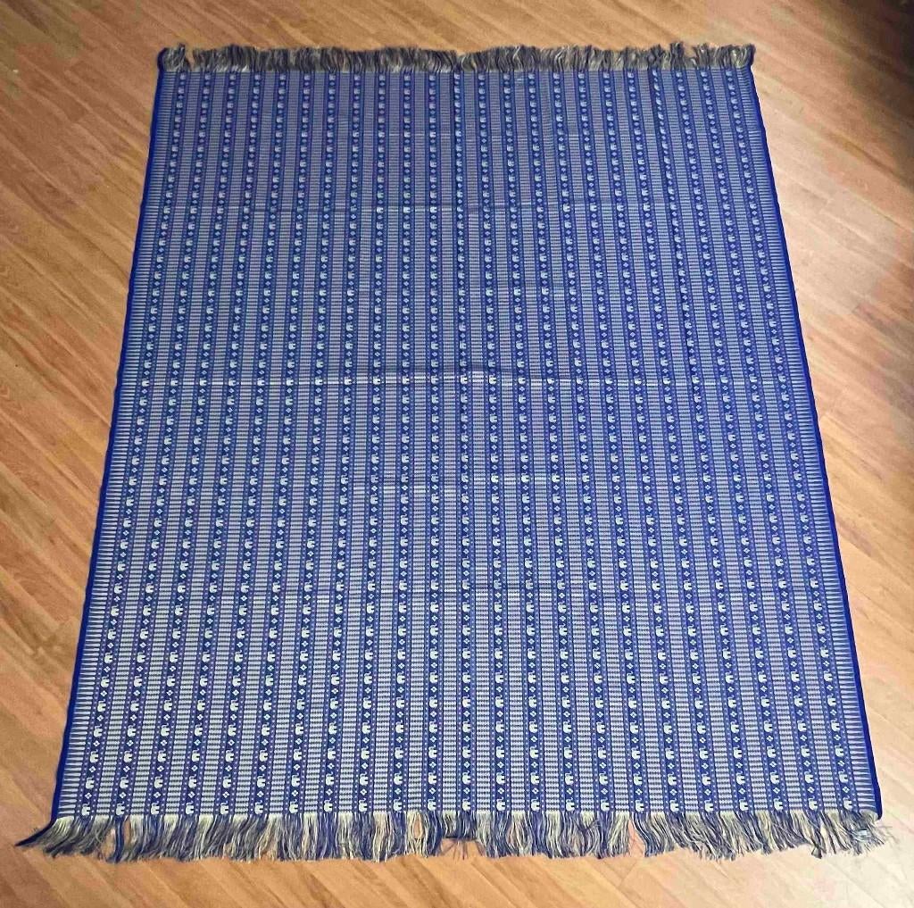 Soepele grand foulard kleed uit Thailand 240/203 cm, Huis en Inrichting, Woonaccessoires | Plaids en Woondekens, Gebruikt, Etten-Leur