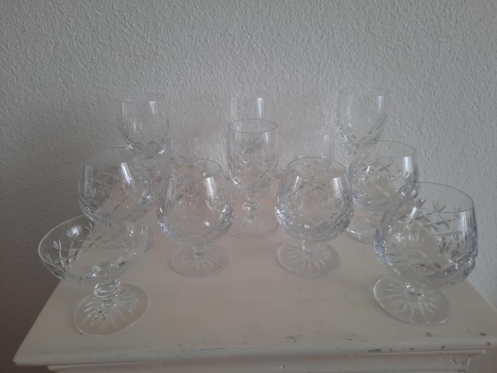 Cristallerie Lorraine Glazen Echt Kristal, Ophalen