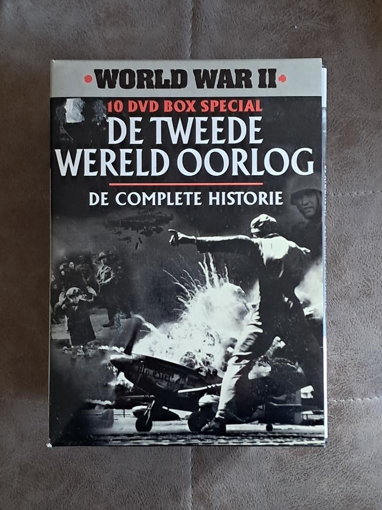World War II - (10 DVD's) - De complete Historie, Oorlog of Misdaad, Boxset, Ophalen of Verzenden, Zo goed als nieuw