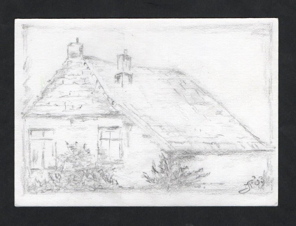 Plaggenhut Veenkeet Pentekening., Ophalen of Verzenden, 1980 tot heden, Ongelopen, Drenthe