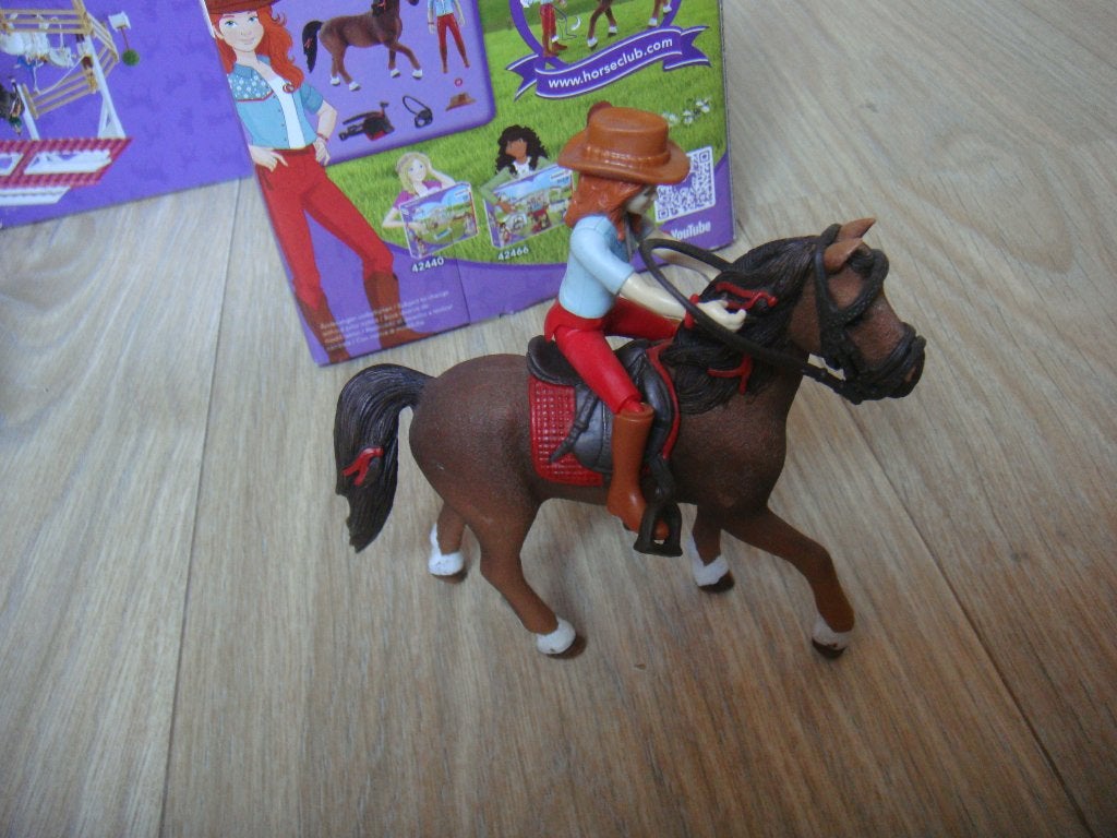 Schleich 42539 Hannah & Cayenne compleet ALS NIEUW!, Ophalen of Verzenden, Zo goed als nieuw